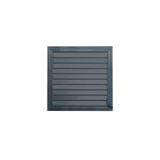 Hobifix Alüminyum Menfez Havalandırma Panjur 40 CM X 50 CM SİYAH