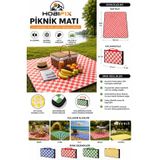 Hobifix pikni matı piknik örtüsü 160cm x 205cm Pembe