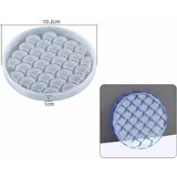 Hobiflex Epoksi Reçine Kalıp İthal / Balık Pullu Motif Bardak Altlığı Taş Tozu Silikon Kalıp HB5021-0090 - TEKLİ - Beyaz