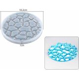 Hobiflex Epoksi Reçine Kalıp İthal / Elmas Motifli Bardak Altlığı Taş Tozu Silikon Kalıp HB5021-0091 - TEKLİ - Beyaz