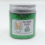 Hobiflex Pul Varak Gilding Flakes Sanatsal Ince Tanecikli Kırpık Folyo Epoksi Reçine Nail Art 100 cc Yeşil - TEKLİ