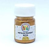 Hobiflex Reçine Metalik Sedefli Pigment 10 gr Altın Sarısı Epoksi Toz Boya