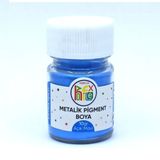 Hobiflex Reçine Metalik Sedefli Pigment 10 GR Metalik Açık Mavi Epoksi Toz Boya