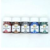 Hobiflex Reçine Metalik Sedefli Pigment 50 gr 5'li Epoksi Toz Boya Seti
