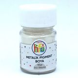 Hobiflex Reçine Metalik Sedefli Pigment İnci Beyazı 10 gr Epoksi Toz Boya
