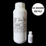 Hobiflex Rtv 2 Kalıp Silikonu 1. Sınıf Kalite Sıvı Silikon 1 kg 10 Shore Beyaz Renk