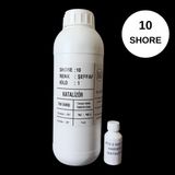 Hobiflex Rtv 2 Kalıp Silikonu 1. Sınıf Kalite Sıvı Silikon 1 kg 10 Shore Yarı Şeffaf Renk