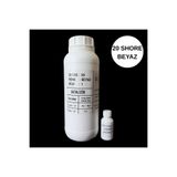 Hobiflex Rtv 2 Kalıp Silikonu 1. Sınıf Kalite Sıvı Silikon 1 kg 20 Shore Beyaz Renk