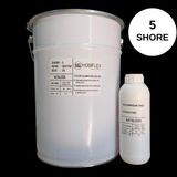 Hobiflex Rtv 2 Kalıp Silikonu 1. Sınıf Sıvı Silikon 25 kg 5 Shore Yarı Şeffaf Renk
