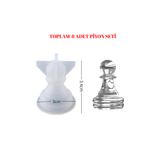 HOBİFLEX SİLİKON KALIP SATRANÇ TAŞI 8 ADET PİYON SETİ TAŞ TOZU İTHAL EPOKSİ REÇİNE SİLİKON KALIP HB150-0192