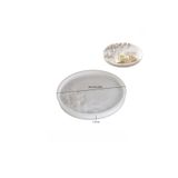 HOBİFLEX SİLİKON KALIP TAŞ TOZU İTHAL DEKORATİF KABARTMALI TABAK KALIBI EPOKSİ REÇİNE HB200-0143