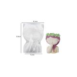 HOBİFLEX SİLİKON KALIP TAŞ TOZU İTHAL DEKORATİF KADIN FİGÜR SAKSI VAZO MUMLUK KALIBI EPOKSİ HB160-0170