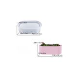 HOBİFLEX SİLİKON KALIP TAŞ TOZU İTHAL DEKORATİF KÜÇÜK SANDAL SAKSI MUMLUK KALIBI EPOKSİ REÇİNE HB80-0160