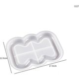 Hobiflex Silikon Kalıp Taş Tozu Ithal Muhtelif Bulut Altlık Tabak Kalıbı Epoksi Reçine HB110-0132 - TEKLİ - Beyaz