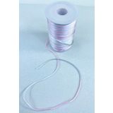 Hobigram 5 Metre Floş Saten İp Kurdele İpi Kolye Bileklik İpi Gri Pembe Tonları Rengarek 5 Metre