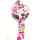 Hobigram Balon Desenli Grogren Kurdele 2,5 cm