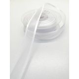 Hobigram Beyaz Organze Saten Kurdele 2,5 cm 2 Metre
