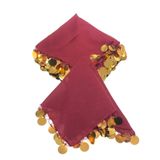 Hobigram Bordo Pullu Lüx Halay Mendili