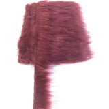 Hobigram Bordo Suni Kürk Yapay Peluş Şerit En 4 cm