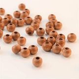 Hobigram Fındık Rengi Ahşap Boncuk 10 Mm 1 Paket 100 Gram