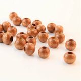 Hobigram Fındık Rengi Ahşap Boncuk 14 Mm 1 Paket 100 Gram