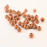 Hobigram Fındık Rengi Ahşap Boncuk 8 Mm 1 Paket 100 Gram