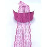 Hobigram Fuşya Dantel Kurdele 3 Metre