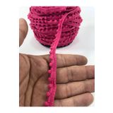 Hobigram Fuşya Minik Ponpon 5 Metre – Dekoratif Şerit, Şık Tasarım, Kadın Aksesuarı – Dekoratif Şerit