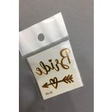 Hobigram Gold Arrow Bride Geçici Dövme