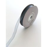 Hobigram Gri Organze Kurdele 1 cm-ORG-1056