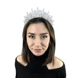 Hobigram Gümüş Rengi Leganis Kına Ve Gelin Tacı