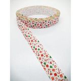 Hobigram Hediye Paketi Desenli Grogren Kurdele 2,5 cm 1 Metre