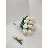 Hobigram Islak Lale Gelin Çiçeği Ve Damat Yaka Çiçeği
