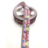 Hobigram Kalp Desenli Grogren Kurdele 2,5 cm - 12150102261