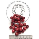 Hobigram Kırmızı Ahşap Boncuk
