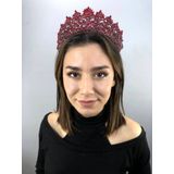 Hobigram Kırmızı Angela Model Kına Ve Gelin Tacı