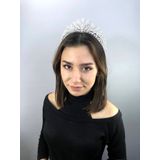 Hobigram Kırmızı Antrasit Zeety Model Kına Ve Gelin Tacı - GELINTACI0303202230