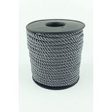 Hobigram Koyu Gri Kordon İp 3 mm 10 Metre
