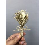 Hobigram Krem Cipsolu Pamuk Otlu Damat Yaka Çiçeği 10 Adet