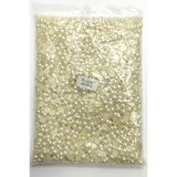 Hobigram Krem Plastik Yarım Inci Boncuk 8 mm 500 gr