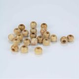 Hobigram Krem Rengi Ahşap Boncuk 14 mm 1 Paket 100 Gram