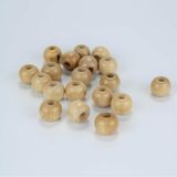 Hobigram Krem Rengi Ahşap Boncuk 24 mm 1 Paket 100 Gram