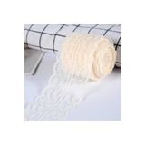 Hobigram Krem Renk Dantel Kurdele 4 Cm 1 Metre – Özel Tasarım, Aksesuar, Kaliteli Üretim, Göz Alıcı Stil – K