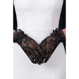 Hobigram Lace Reverie İnci Detaylı Dantel Bilek Boy Eldiven | Zarif ve Özel Tasarım Premium Seri