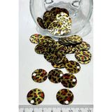 Hobigram Leopar Desenli Çanta ve Patik Pulu 20 mm