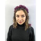 Hobigram Mürdüm Lazer Kesim İncili Taç