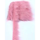 Hobigram Pembe Suni Kürk Yapay Peluş Şerit En 4 cm