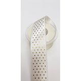 Hobigram Puantiyeli Saten Kurdele 4 Cm-PSK-1003