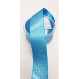 Hobigram Puantiyeli Saten Kurdele 4 Cm-PSK-1007