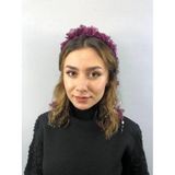 Hobigram Renkli Lazer Kesim İncili Taç